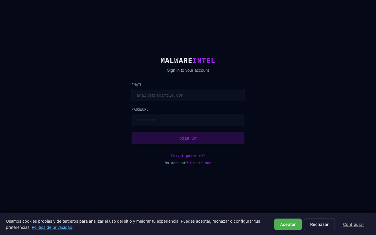 Knowledge Graph interactivo de MalwareIntel: relaciones entre familias, actores y campanas